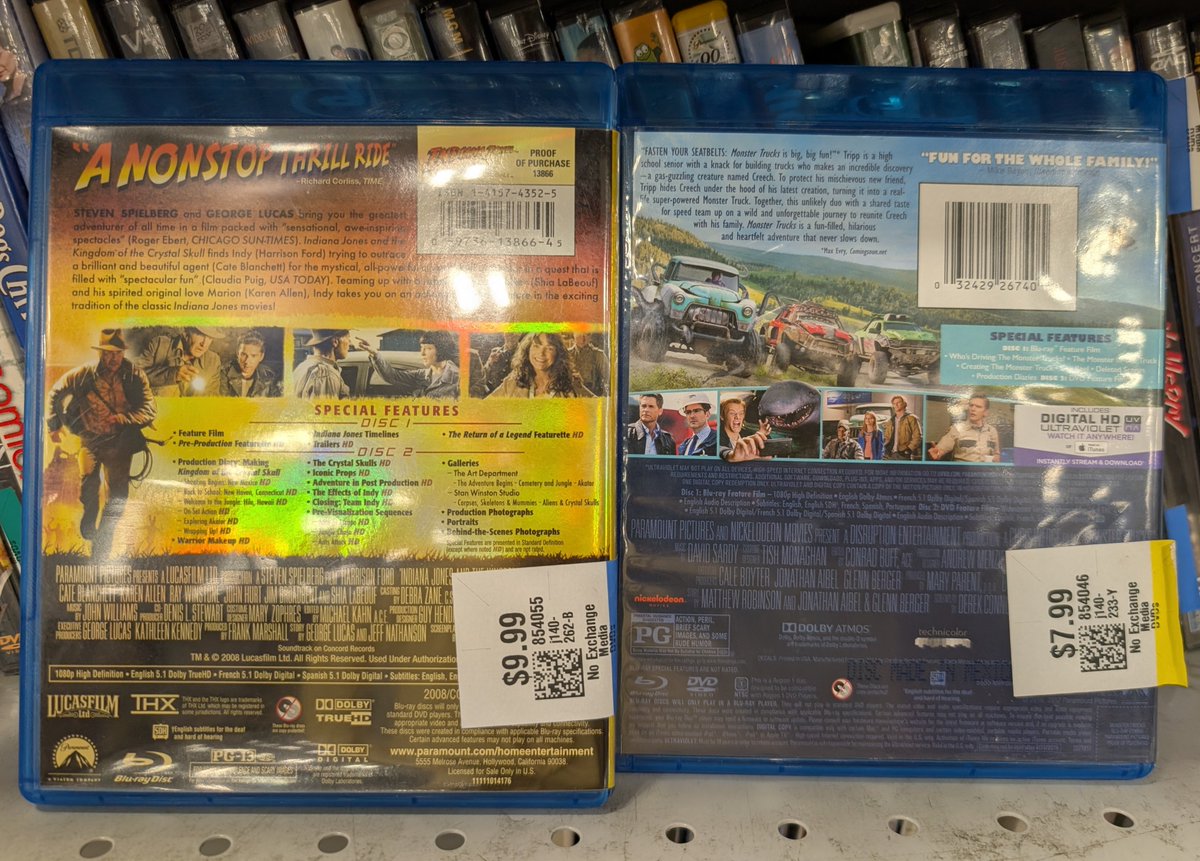 ghoulbasement's tweet photo. More insane thrift Blu-ray prices. Becoming a common thing. They're not gold, idiots. https://t.co/2jiuiKFMlm
