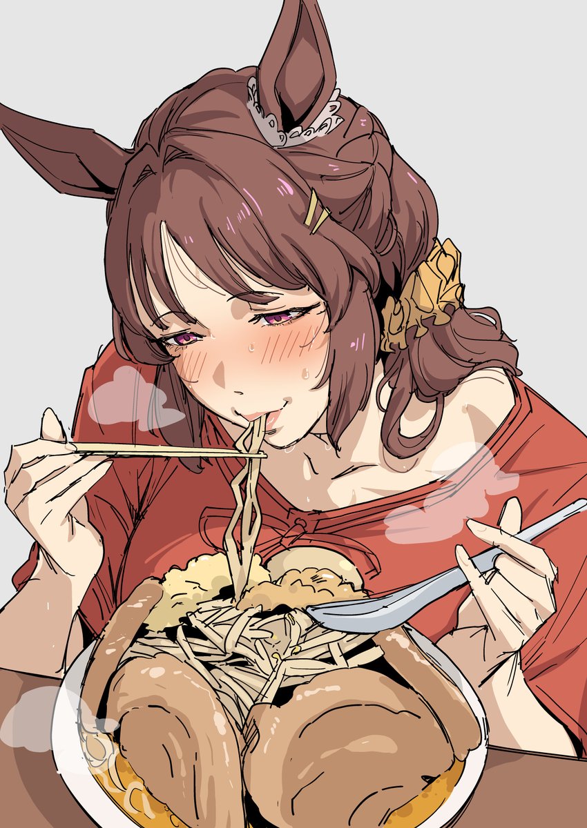 shugabito_uma's tweet photo. 🐴🍜🍜🍜🎤💚 https://t.co/jfQzRpRqs5