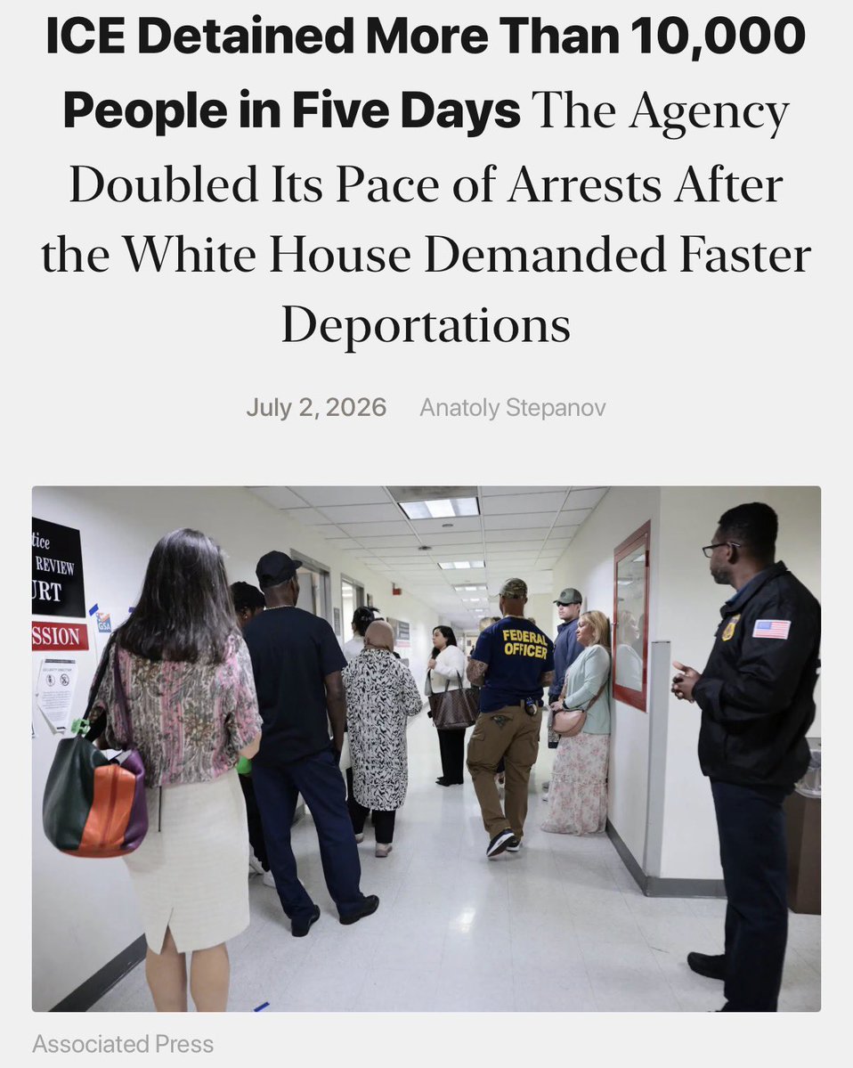 ScottPresler's tweet photo. On this Independence Day, I’m thankful that we no longer have Secretary Alejandro Mayorkas. 

The One Big Beautiful Bill Act not only provided enough funding to DOUBLE our ICE agents from 10,000 to 22,000, 

but all ICE agents will receive a $10,000 annual bonus. https://t.co/7pBjBEv84D
