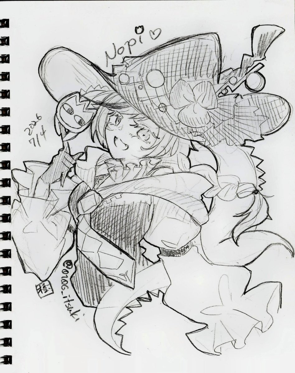 0106_itsuki's tweet photo. 発狂して描いたらくがきノピ先生
絵を描く時間が無い(⁠´⁠；⁠ω⁠；⁠｀⁠)

#ノピのび描いてみた  #らくがき  #アナログ  https://t.co/MUDGbCec86 https://t.co/M4GQLAdr1P