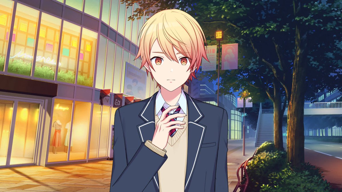 GearBearArc's tweet photo. So I just made a small discovery that apparently Tsukasa's 2D school uniform model also has faded eyes with no light in them just like his casual outfit and unit costume... https://t.co/4iCX92C5VM