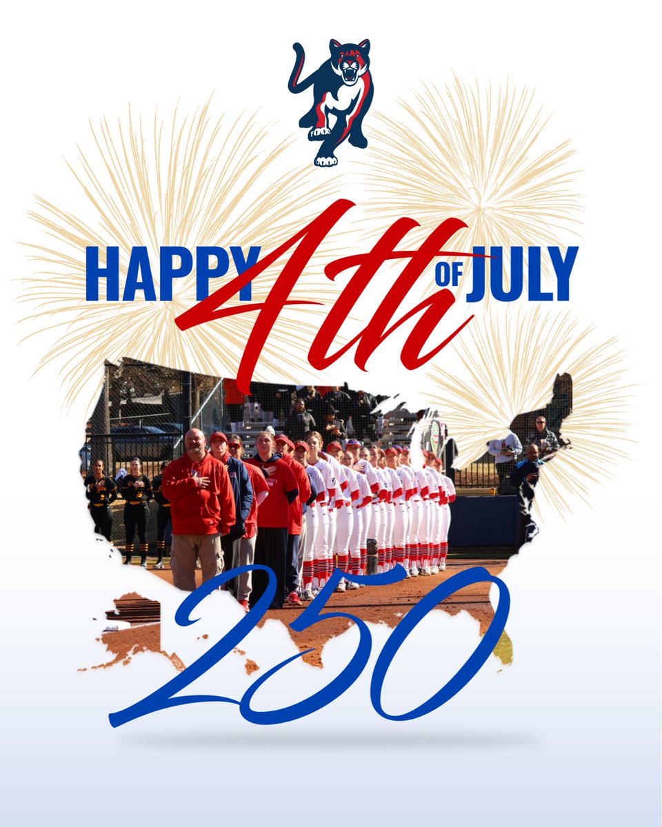 CSUCougarsSB's tweet photo. Happy 4th of July from CSU Softball! ๐บ๐ธ๐๐ฅ
#foreachother https://t.co/QdUlcOC67G