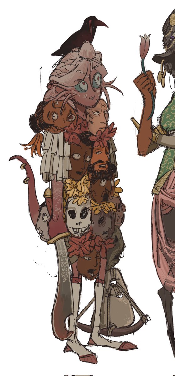 srihanzyava's tweet photo. 【FTL】Patalamaveshaka,the Flower Seeker was a deity from Kalinga coast,she was worshipped as protector of sea merchants,sailors,fishermen,pirates and drowners and sometimes sometimes a cruel murderer of all these people above. https://t.co/Xj2u8eKrOL