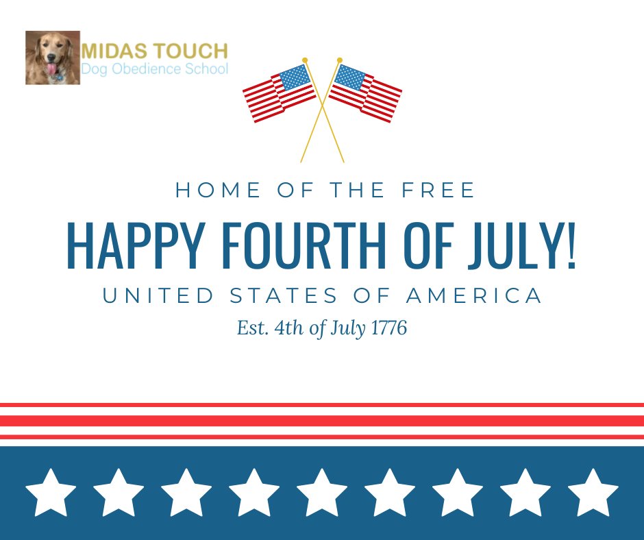 MidasDogTrain's tweet photo. Wishing you and your loved ones a safe, happy, and memorable 4th of July! 🇺🇸 Enjoy every moment!

#IndependenceDay #Happy4thOfJuly #July4th #USA https://t.co/qxiEpmE12X