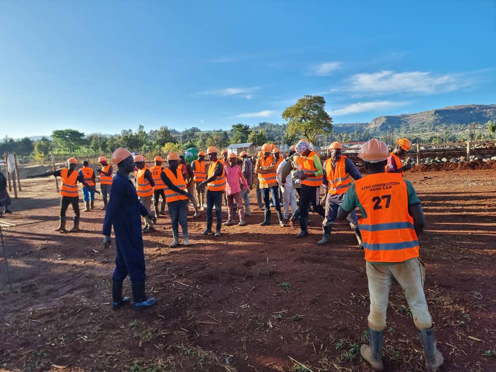 joshuacheptege1's tweet photo. As promised in my last post, the ambition is drawn from my early life in high school around 2010/2011 there in Town view Ss kapchorwa, it was around break time 10:40am on a bright morning,skies clear, with my friend Kibet Joshua, I had a very perfect view of where the hotel project is now under construction, i prophetically told him, “ I will construct a very magnificent hotel there”, literally 3km north east of our then school,he got surprised!! a little and later told me, you are a man of faith and whatsoever you say, God shall see it to the end.
The truth about this is that, I even don’t know how I was going to do it but full of ambition, charisma and passionate about becoming something in life, I was not into athletics literally, 
To cut the story short, with my early little saved earnings in sport, an opportunity opened up with an offer of a plot for sale, i then seized the chance, from 1 plot to close to 10 acres now, patiently buying over the years .
Surely, there is power In confession, God used what was already available in my heart to manifest in the physical.
Construction started mid March 2025

To the far the Lord has brought us - Ebenezer.
We look forward to this landmark project and can’t wait to see what an incredible team is yet to deliver.