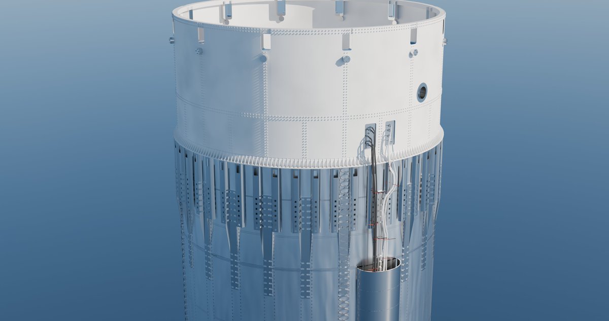 zh_sos1's tweet photo. Nova stage 1 with the 7 Zenith engines (WIP)

#blender #nova #stokespace https://t.co/8ndmuz4kHa