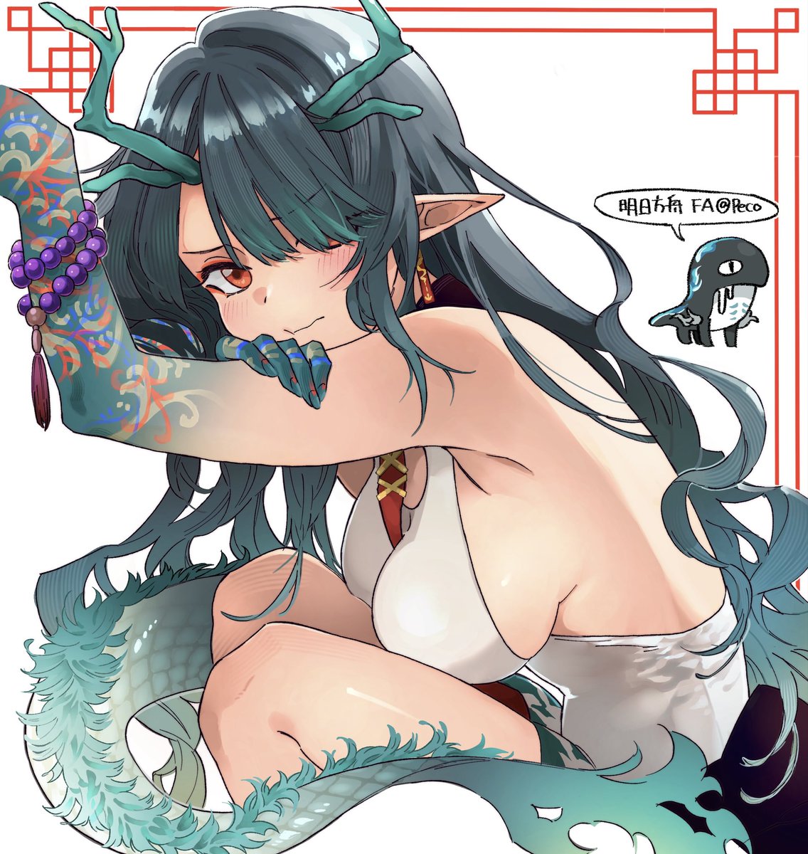 samePPP3's tweet photo. シーちゃん、お絵描きできたよ！ https://t.co/TTpw6zIpgb