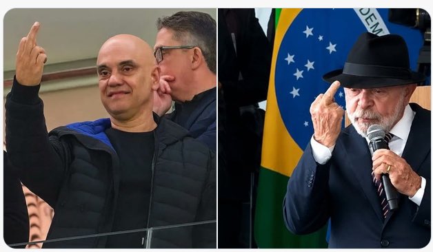 DeboraMenezes22's tweet photo. A “dupla do amor” em mais um capítulo do discurso para uns e silêncio para outros!

Se fosse Bolsonaro, já estariam falando em decoro, crise institucional e vergonha internacional. Mas, quando é o Lula, o silêncio da grande mídia fala mais alto. https://t.co/vhzvs2JCqP