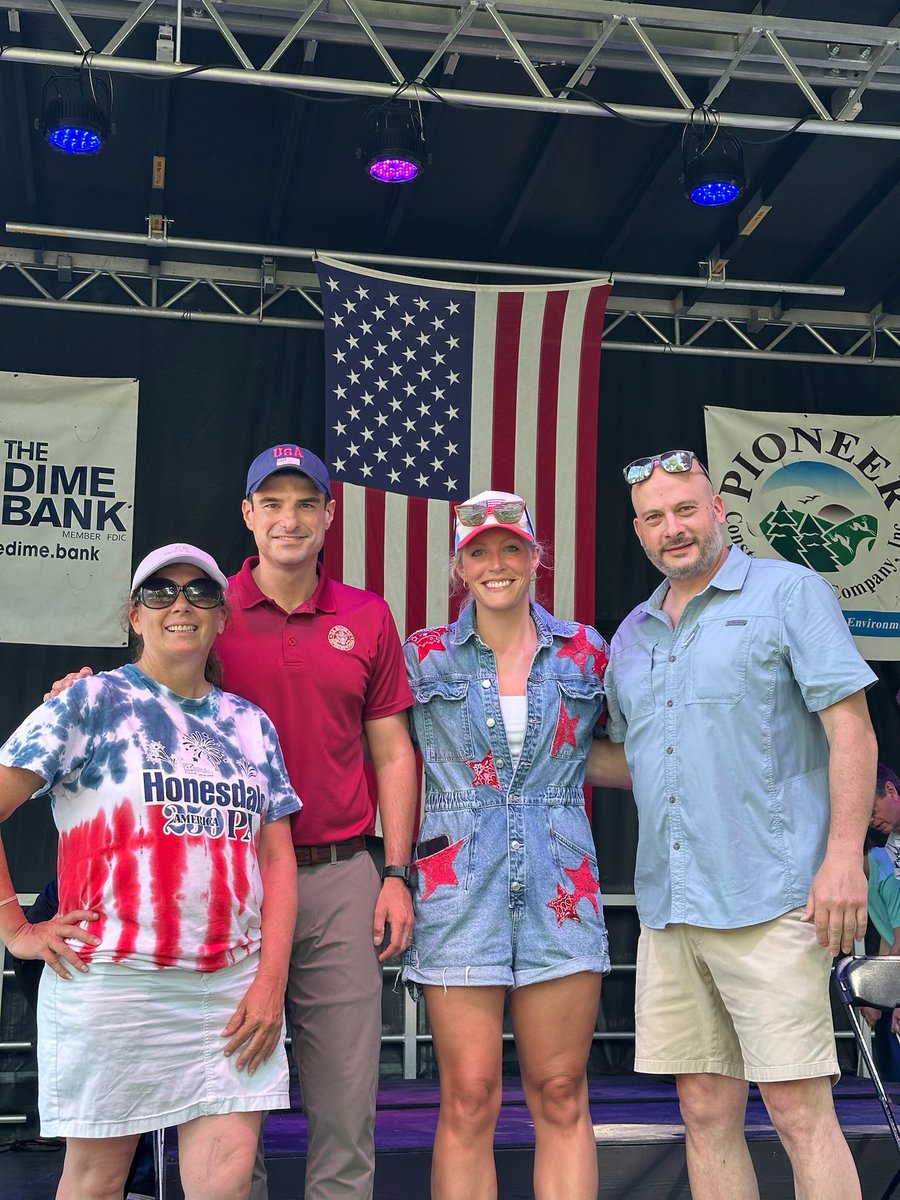 RepBresnahan's tweet photo. From our founding to now, America's strength has always come from its people. Thank you to everyone who joined us in Honesdale yesterday as we continue to celebrate America's 250th birthday. 🇺🇸 https://t.co/ypQR840UpB
