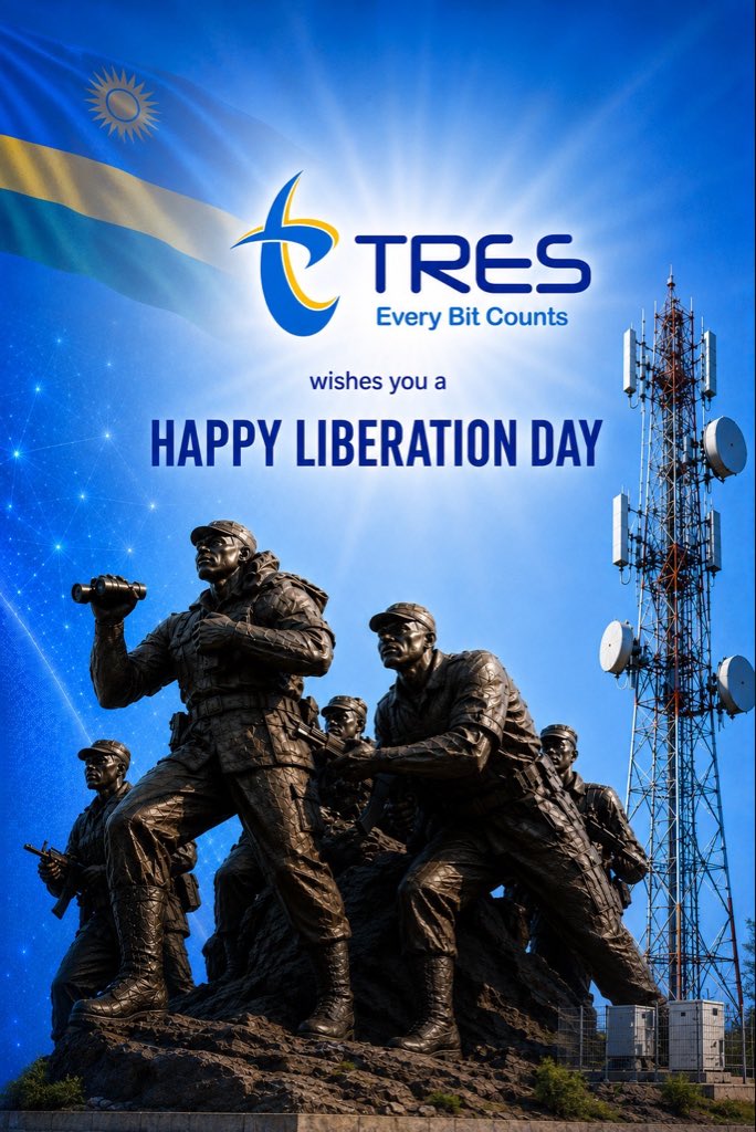 Tresinfra's tweet photo. Today, we celebrate Rwanda’s resilience, unity, and progress. At TRES Infrastructure Ltd., we're proud to support sustainable development by connecting communities and empowering growth.
Wishing all Rwandans a joyful #LiberationDay! #Kwibohora #Rwanda 🇷🇼 https://t.co/wuKlpgUPT4