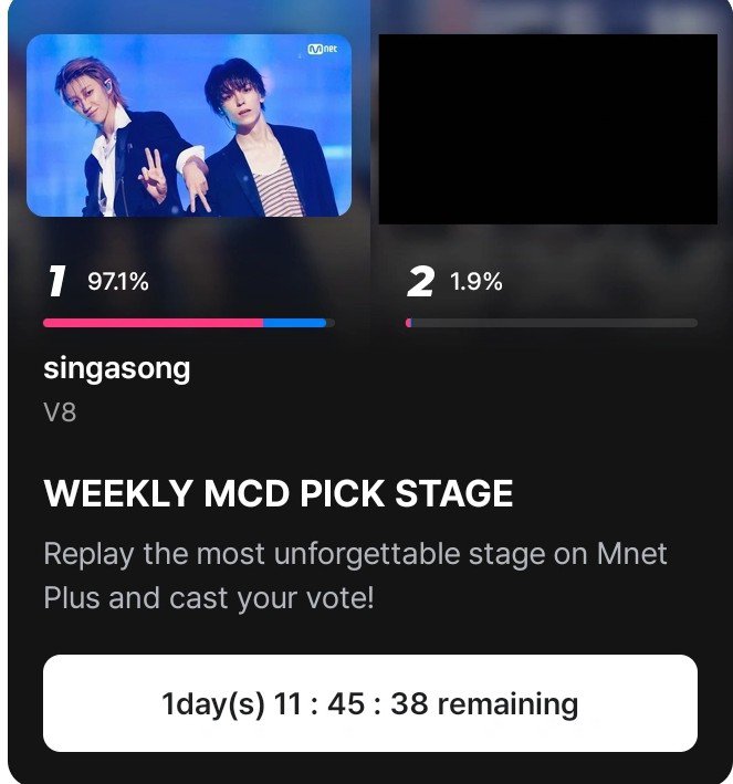 teamsvtpolls's tweet photo. ONGOING VOTINGS FOR V8

Carats, don't forget to vote for V8!

[Idol Champ]
• Show Champion – Unlimited voting

[Mnet]
• MCD Weekly Pick Stage – Up to 5 votes
• M Countdown Pre-Vote – Up to 5 votes

[Muniverse]
• Music Core – 100 free Lumy=10 votes
• max 10 votes per account https://t.co/D97MCfOWUl