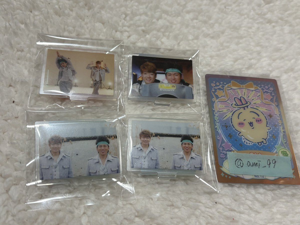 ami_99's tweet photo. 《交換希望》肉チョモ  缶バ  ミニアクスタ  肉チョモランマ  ライブ

譲)缶バッジ→画像1枚目参照
      アクスタ→画像2枚目参照

求)缶バッジ→画像3枚目💖参照
      アクスタ→画像4枚目💖参照

5日現地手渡し/郵送希望です。
検索からもお声がけください✨ https://t.co/AyD7rQYVNo