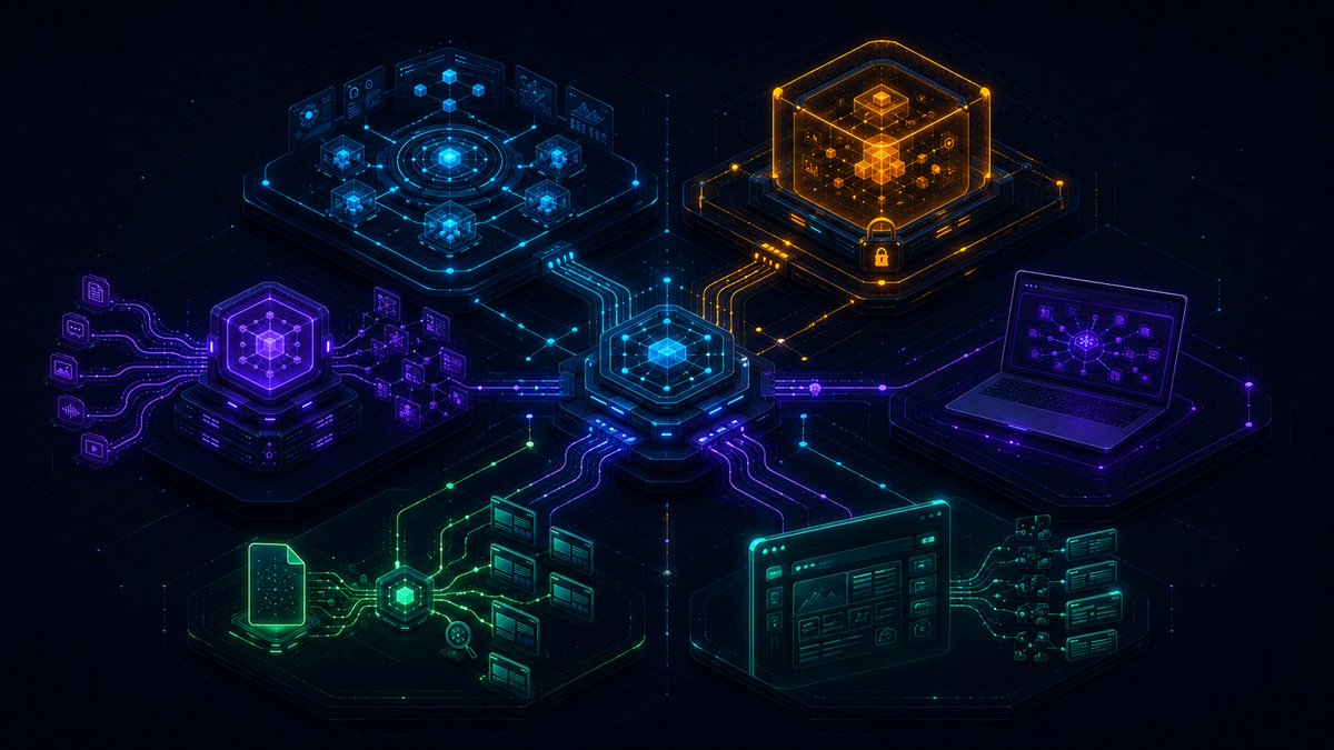 AIWGio's tweet photo. 30+ releases across six tools in June — all open source. 

An agent control dashboard, 

a secure runtime where agents run code, 

self-hosted + in-browser agent memory, 

a static-site publisher, and a real browser in your terminal. 

The full rundown below. https://t.co/s9u44o9sN4
