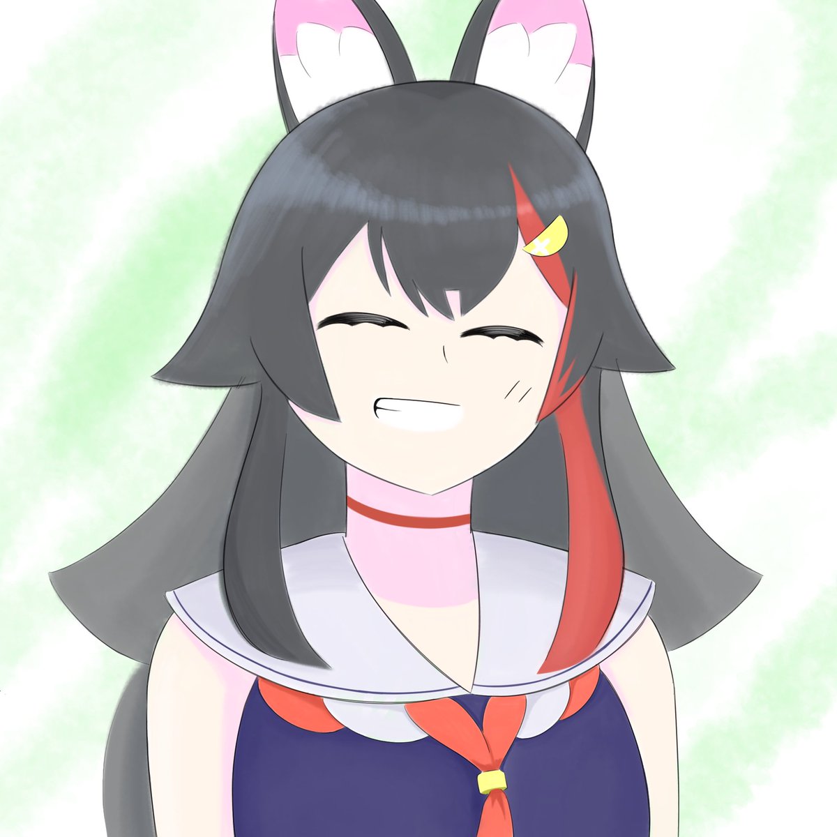 ミオちゃんだいすき！！！ ENライブみながらお絵描きしてた✌️ Fesの