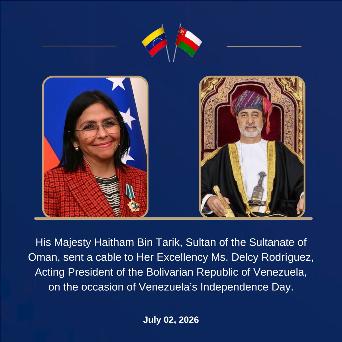 OmanEmbassyBR's tweet photo. https://t.co/YcVX9F4Fsg