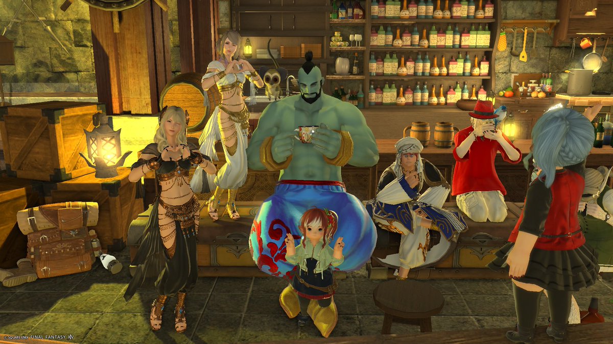 ff14ady's tweet photo. あまりにもジーニーすぎる
#モネーダの酒場 https://t.co/eaU5C9T6PG
