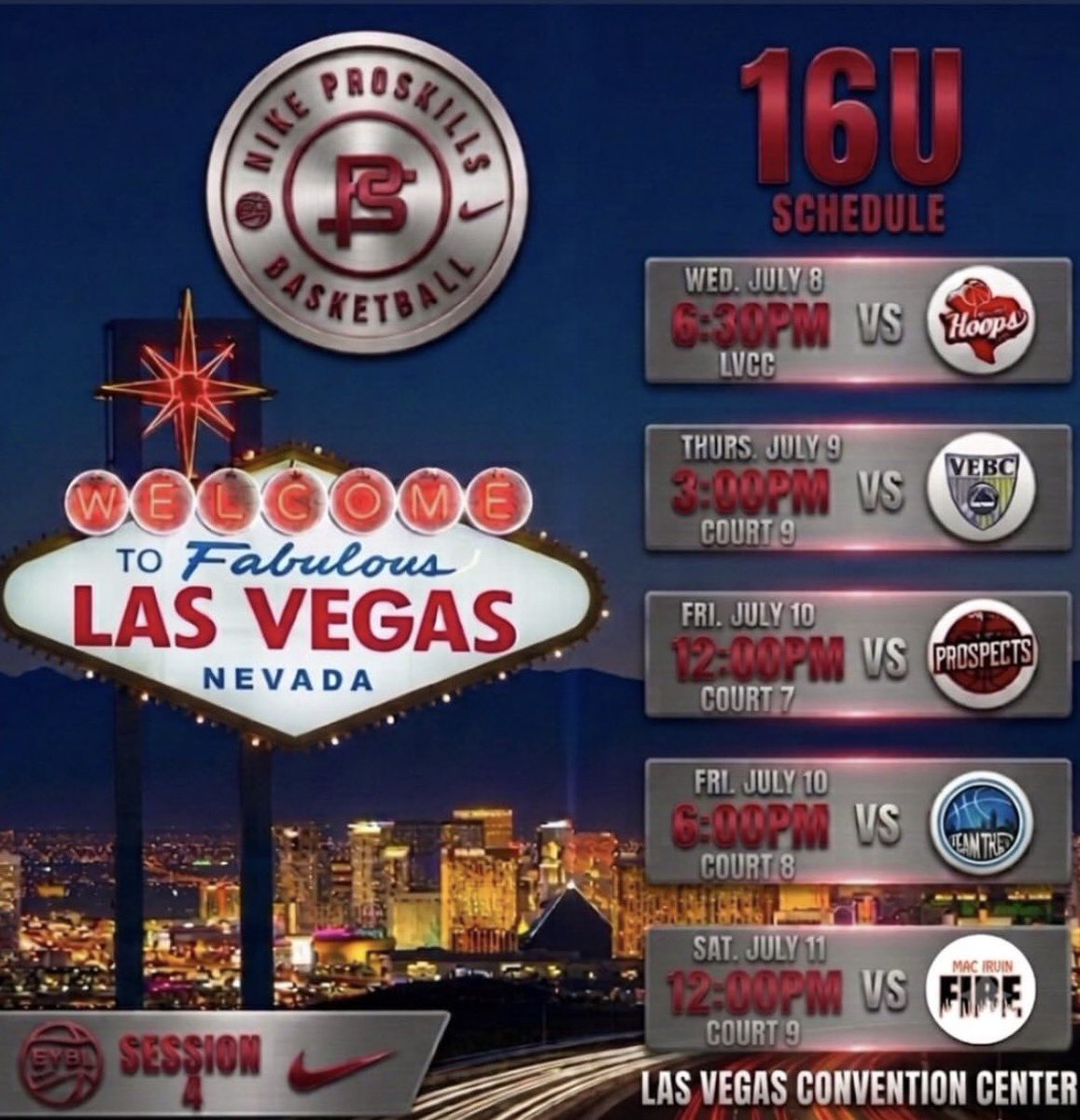 JaythreeJohnson's tweet photo. Vegas live period is July 8-11.

Coaches, I’ll be competing with Nike ProSkills 16U at Session 4 in Las Vegas. I’m ready to defend, make shots, create for others, and impact winning every possession.

Come see me work.

James Johnson III | Class of 2028
📍Las Vegas Convention Center
#fyp #NikeProSkills #EYBL #ClassOf2028