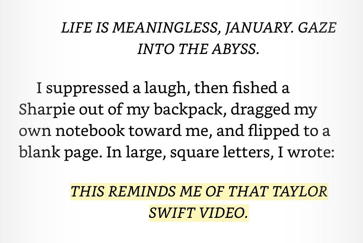 emilyhenryverse's tweet photo. january andrews attended taylor swift’s wedding. that’s it. that’s the tweet. https://t.co/lkjKTVDTiV