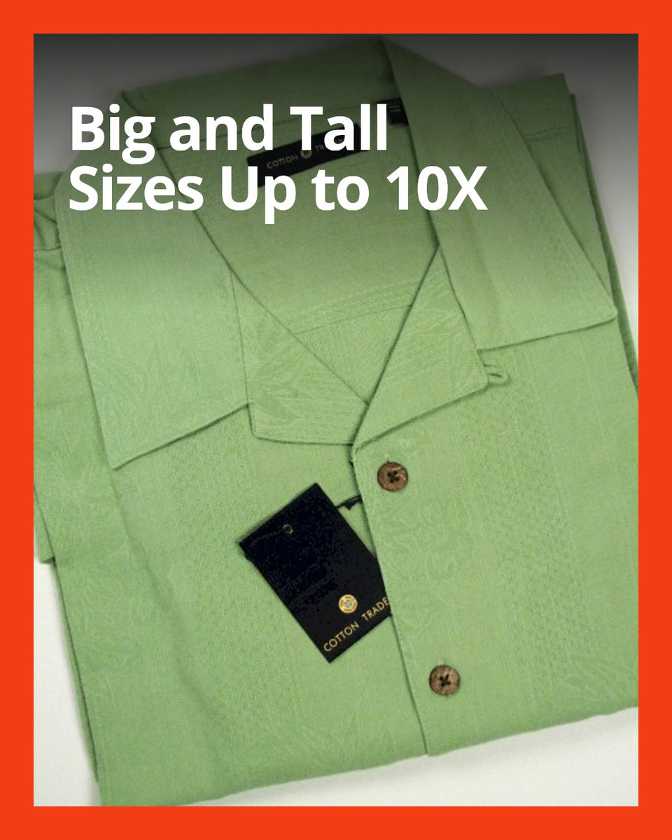 bigtalldirect's tweet photo. Big and tall summer styles that fit right and keep you cool.
Sizes 1X to 10X.
Stay comfortable and look sharp all season.
Find your fit today.

https://t.co/hPxE6s95j1 https://t.co/MIeHl8SaYD