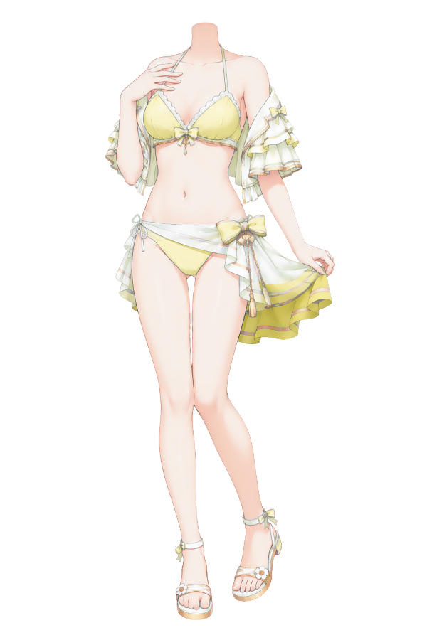 Hachie_Lab's tweet photo. 【フリー素材】フリルビキニ👙✨

明日7/5は #ビキニの日 ！ 立ち絵に重ねるだけで、夏の海にぴったりな可愛い水着姿が完成します🙌全9色展開！ 画像保存でそのまま使えます👇(透過PNG)

➕フォローや❤️いいね・🔁RPで応援してもらえると励みになります🐝💕
#VTuber素材 #フリー素材 https://t.co/Y8Ssf58Ohq