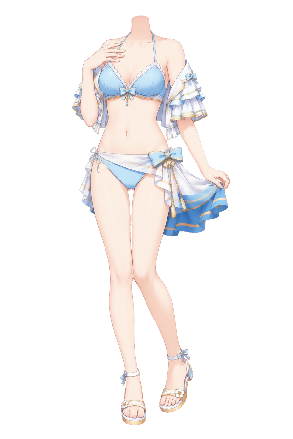 Hachie_Lab's tweet photo. 【フリー素材】フリルビキニ👙✨

明日7/5は #ビキニの日 ！ 立ち絵に重ねるだけで、夏の海にぴったりな可愛い水着姿が完成します🙌全9色展開！ 画像保存でそのまま使えます👇(透過PNG)

➕フォローや❤️いいね・🔁RPで応援してもらえると励みになります🐝💕
#VTuber素材 #フリー素材 https://t.co/Y8Ssf58Ohq