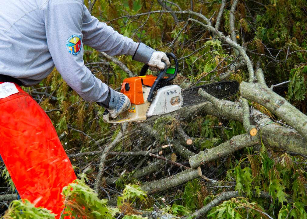ConsumersEnergy's tweet photo. As we celebrate our nation's 250th birthday, know our crews will stay hard at work across the state, working around the clock to restore power to those impacted by yesterday's storms.
Crews are working to remove fallen trees that have downed wires and poles. But we know that work takes time, and it can be challenging and disruptive for you and your holiday plans.
That's why every available resource is focused on getting service restored safely and as quickly as conditions allow.
We appreciate your patience and support as we work to bring every customer back online.