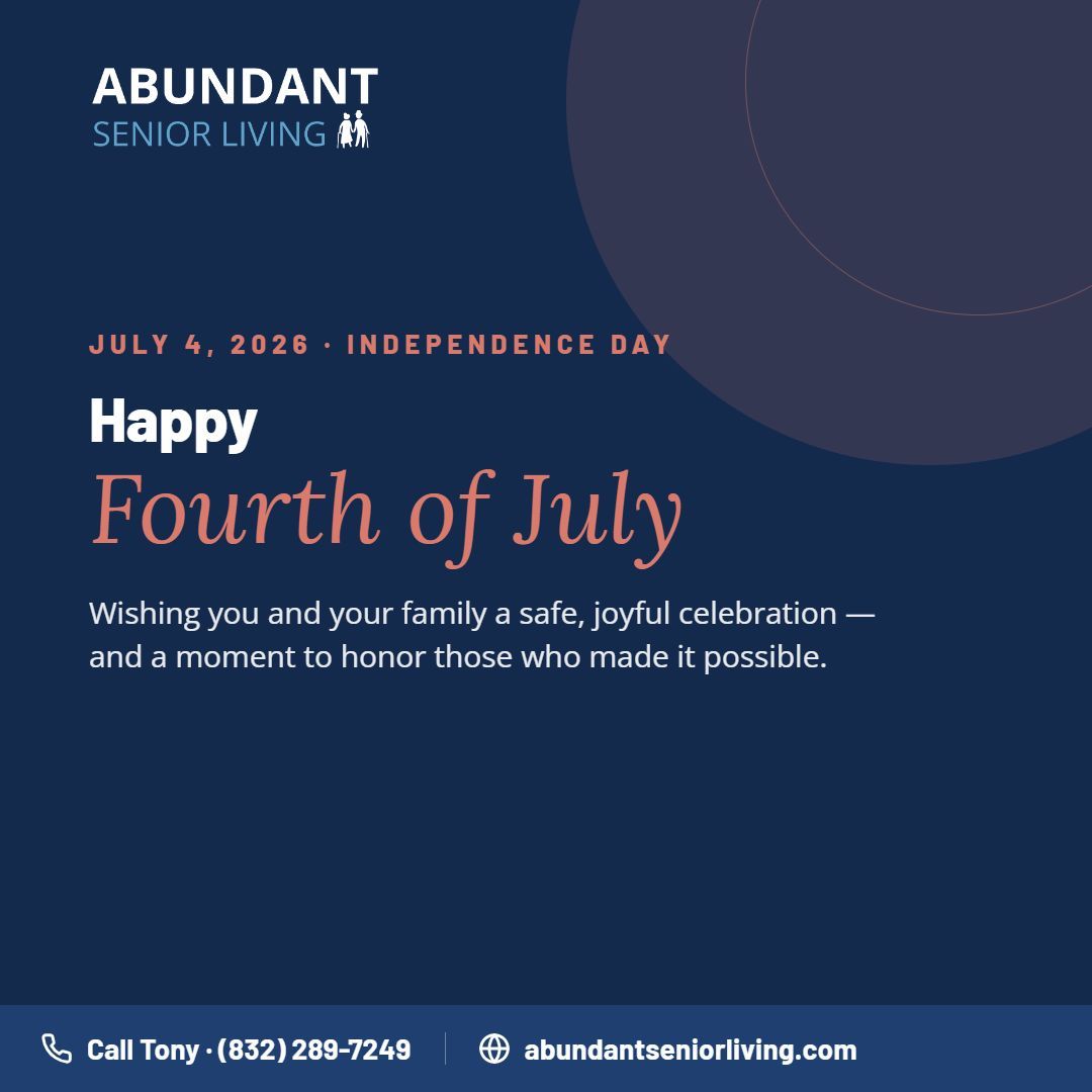 melamjqd's tweet photo. Wishing you and your family a safe, joyful celebration — and a moment to honor those who made it possible.

📞 Call Tony · (832) 289-7249

#IndependenceDay #SeniorLiving #SeniorCare #AbundantSeniorLiving" https://t.co/yNPdp9Y4vp