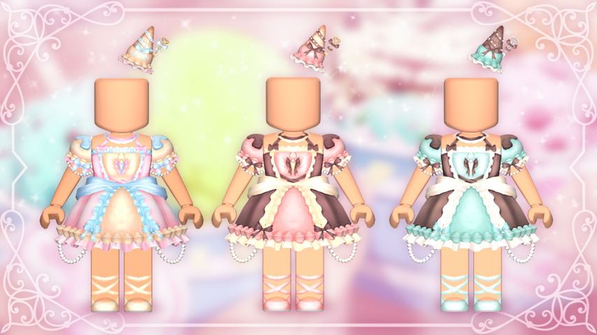 maokyi's tweet photo. 🍨 New Ice Cream-Inspired Set!🍦
Comes in Neapolitan, Mint Chocolate, Birthday Cake, and Cookies N' Cream!
↓ˏˋ • Shop in my group!
https://t.co/kYchG1JBPK
#Roblox #RobloxUGC #RobloxDev #RobloxDesigner #RobloxClothes #RobloOutfit https://t.co/dofcmdb9i5