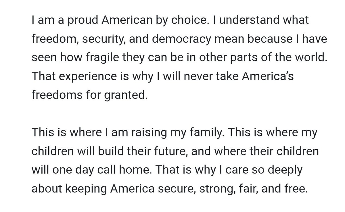 Junaid4VA's tweet photo. "I am a proud American by choice. I've seen how fragile freedom can be elsewhere."  a line from my Washington Examiner piece. Fitting to revisit as America turns 250. Happy Independence Day. 🇺🇸 https://t.co/1hvIXHr9iZ