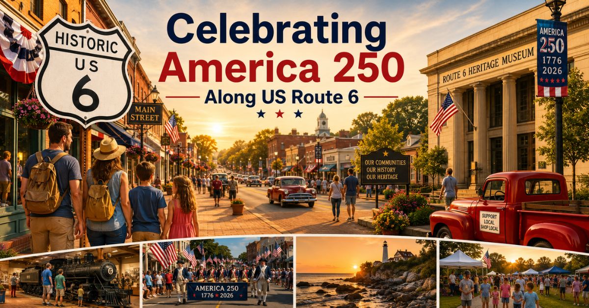 route6tour's tweet photo. Historic US Route 6 connects communities that have helped shape America for generations. Celebrate America's 250th Anniversary by discovering the stories, people, and places that make the route unforgettable. https://t.co/yx7t3T7mOb
#America250 #USRoute6 #HistoricTravel https://t.co/ckQF6OMVgb