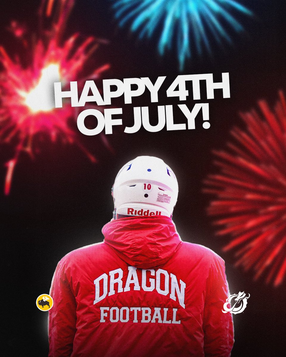 msum_football's tweet photo. Happy Independence Day, Dragon Nation! #MSUMFB #4thofJuly https://t.co/GtRNym479o