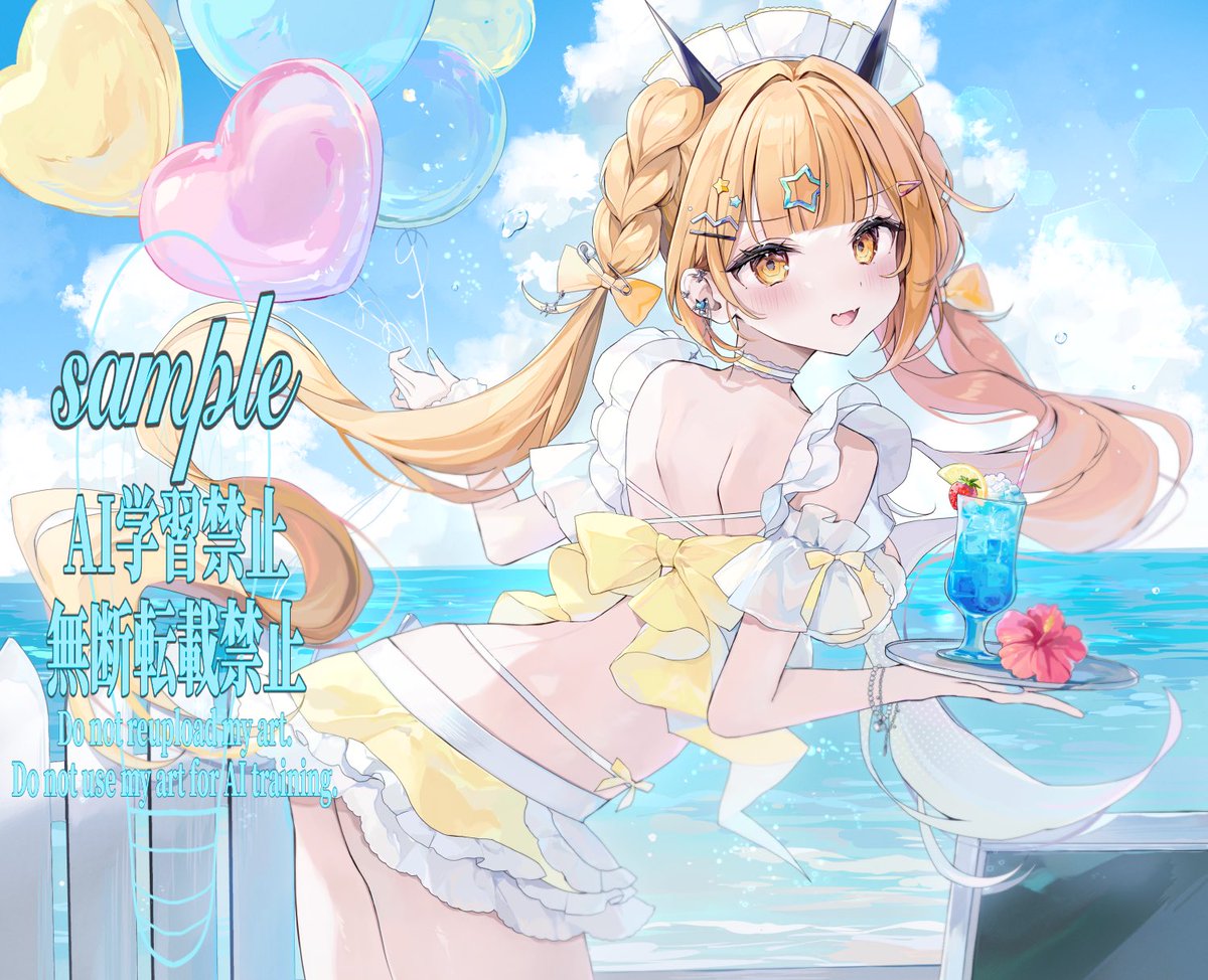 やっちゃん絵画2点 🫧♡・ﾟ────────・ﾟ♡🫧 🐚𝑪𝒂𝒕𝒄𝒉 𝒕𝒉𝒆 𝑺𝒖𝒎𝒎𝒆𝒓