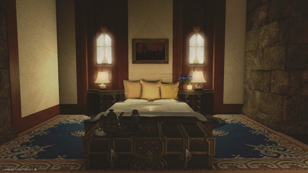 casa_okoy's tweet photo. 『Home sweet home』
代行制作のお家です。
「冒険者夫妻が手探りで作り始めた家」というテーマを頂いて作りました。新婚さんが引っ越して来たばかりのエンピレアムのお家。とりあえず置いたモノ、荷解きが終わらないままの荷物などこれから二人で作り上げていく雰囲気を表現しました。
#casa_okoy https://t.co/P2JlYjk76z