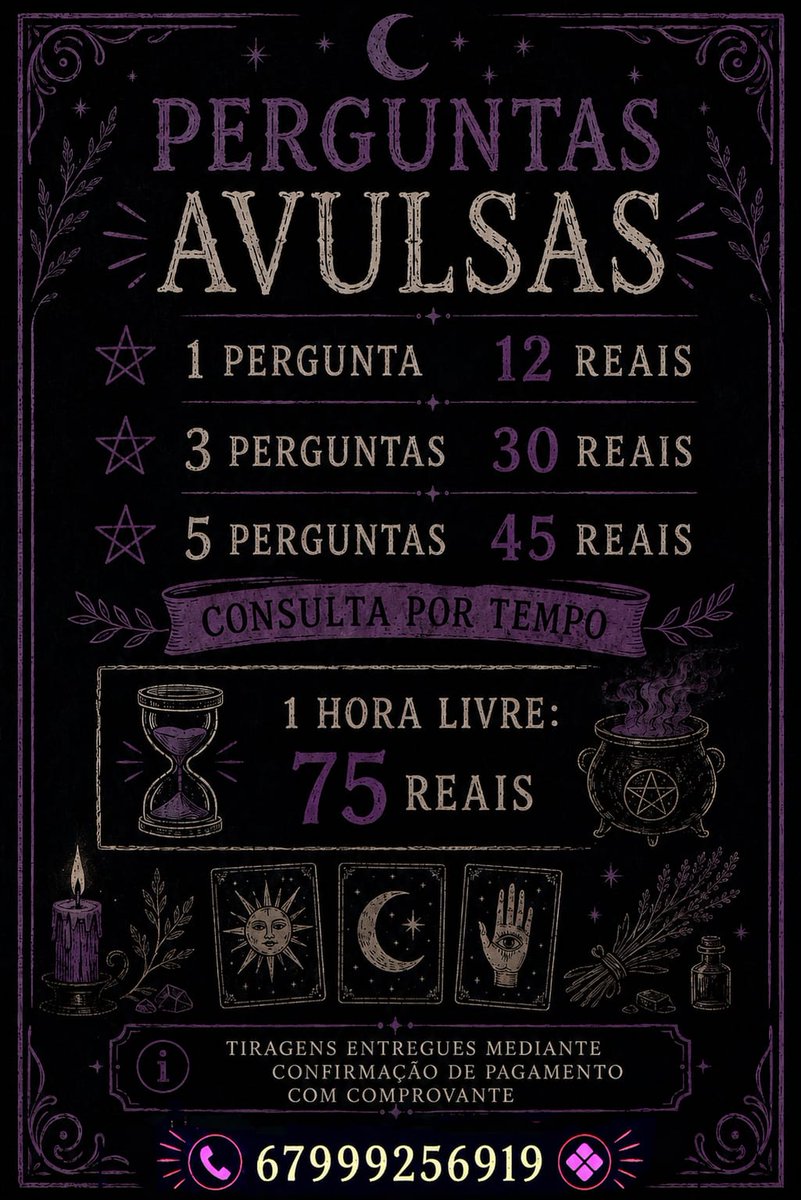 VlCTAROT's tweet photo. ❗❗❗MESA ABERTA❗❗❗

NOVOS VALORES 🔮

ATENDIMENTO IMEDIATO!!!
 
baralho cigano baralho tarot médium  taróloga tarólogo #baralhos #cigano #baralho #médium #leitura #cartomante  #valores #consulente, #tarot #cigano #baralho #médium #exucaveira #cartomante #namoro https://t.co/RwUJidqjoX