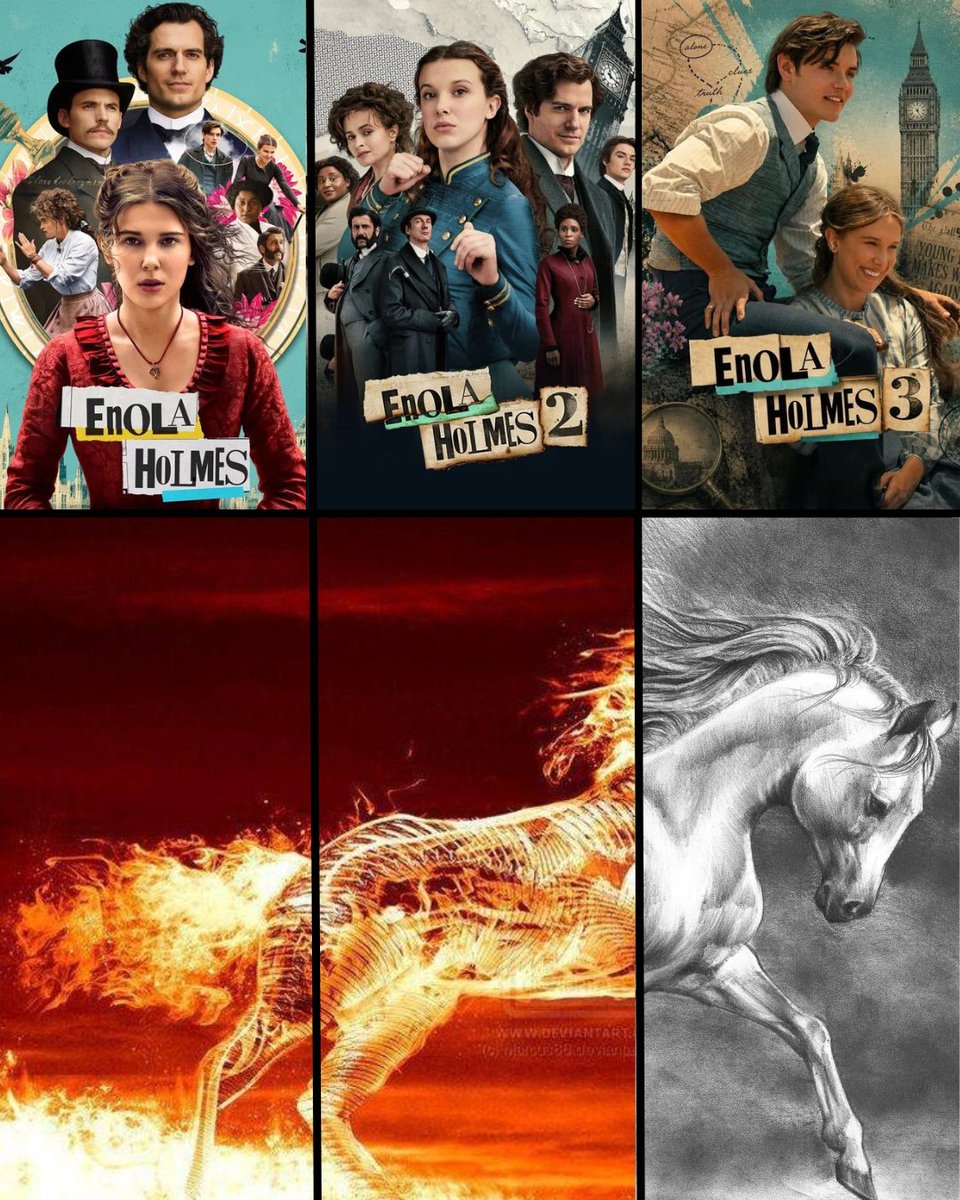 TheCineprism's tweet photo. Enola Holmes trilogy rated. https://t.co/cHBtGSY4TZ