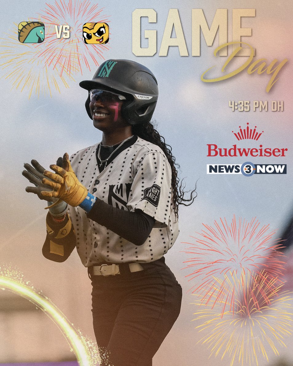 NightMares_SB's tweet photo. Join us as we take on the Minot Honeybees for a 4th of July doubleheader! ⭐️🧨

📍Madison, WI
⏰ 4:35 PM CT (GAME 1) 
🆚 Minot Honeybees
📺 https://t.co/D64uhTbYVZ
🎆 Fireworks brought to you by Budweiser and presenting media sponsor News 3 Now / Channel 3000 https://t.co/FX5lj1fnJb