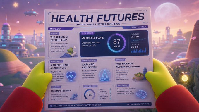 DBooombay's tweet photo. 🌙 In a few years, knowing your sleep patterns could be as normal as knowing your blood type.

@Sleepagotchi is building for that future.

We're early. So are you. 🦖✨ https://t.co/pmeQuHfxLR