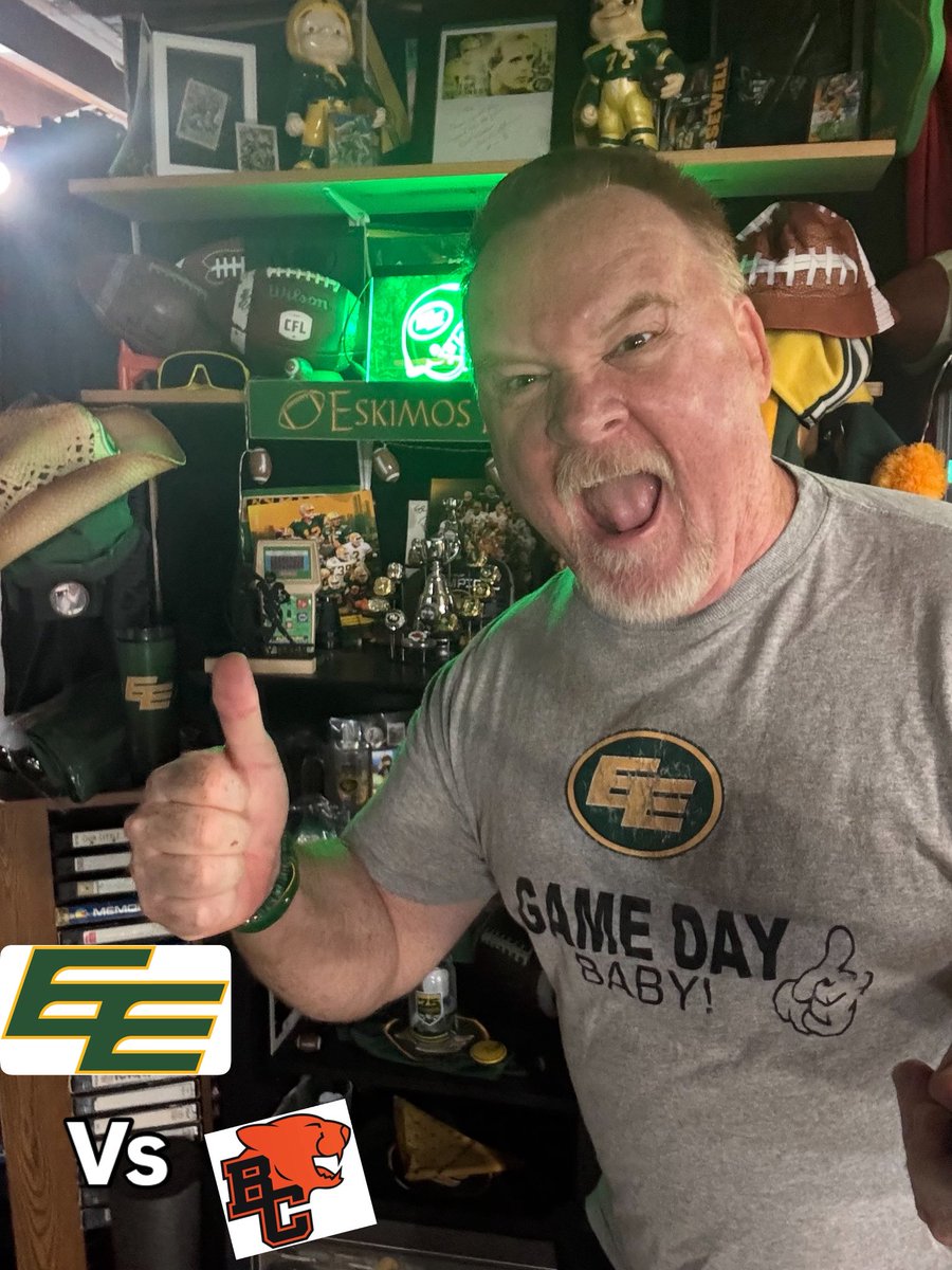 kcshapka's tweet photo. Game Day Baby👍 Lets get that win number 4 ! EE vs  Lions  #CFL 2026 #B.O.N.E  #gamedaybaby1 #GoElks #AlwaysEdmonton https://t.co/0wJ68d3d9H