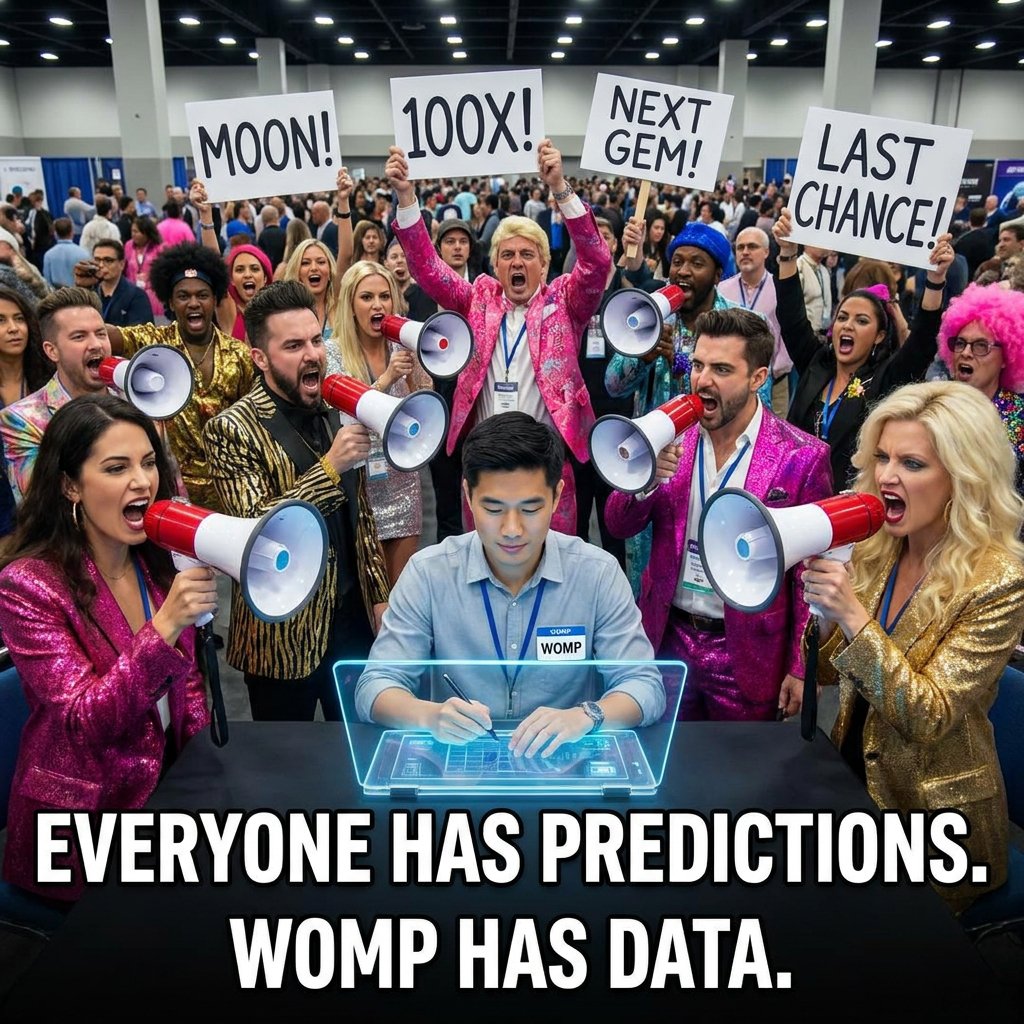WompAiSol's tweet photo. Every cycle creates new experts.
Data survives every cycle.

$WOMP https://t.co/T3SlcHWfHc