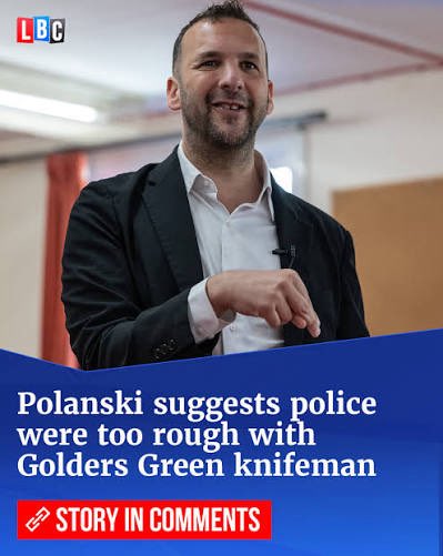 Heccles94's tweet photo. When Zack Polanski shared a tweet suggesting the police were to rough with a perpetrator after kicking them in the head - the media attacked him. 

Today @Nigel_Farage shared a video of a young man punching a female police officer, to criticise the police, and the media have said nothing.