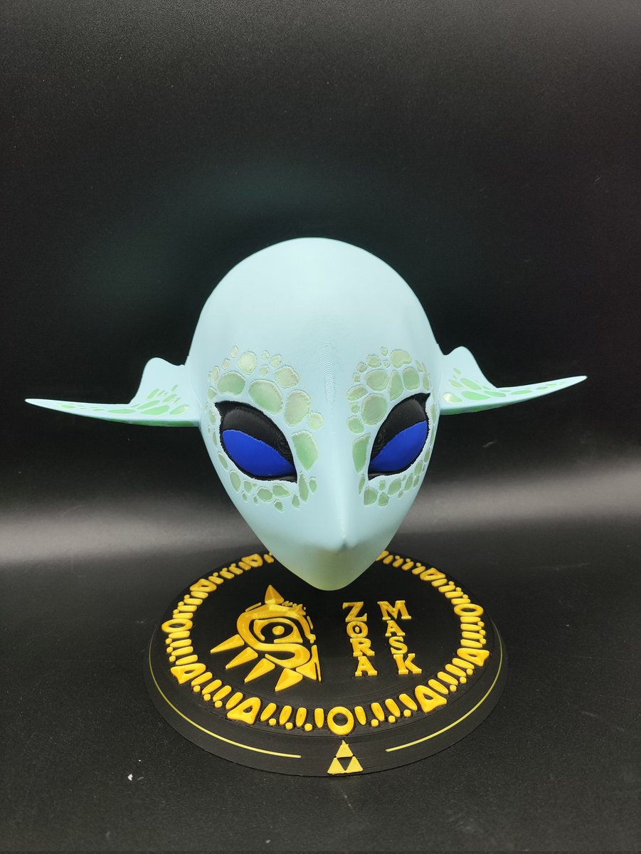 The3DHut's tweet photo. Otra mini mascara acabada, esta vez la de zora 🐟🐟
Pronto os enseñare la de Deku y la de goron y ya estaran todas! https://t.co/umBqLNiunI