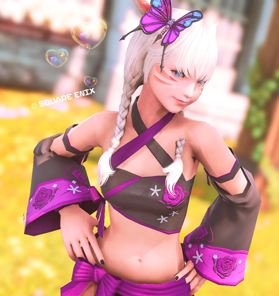 ♡あみページ♡ 暇だったからサブにも水着揃えました👙 みつあみ貫通してるけど気に