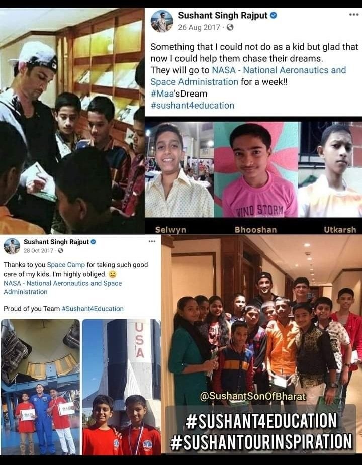 Yasmin2186's tweet photo. Not all angels have wings...some are sent to give wings to others :) :) 

#SushantSinghRajput 😇❤️🦋

Sushant A Social Reformer 🪽✨️
#JusticeForSushantSinghRajput https://t.co/TpnN7fIJmE