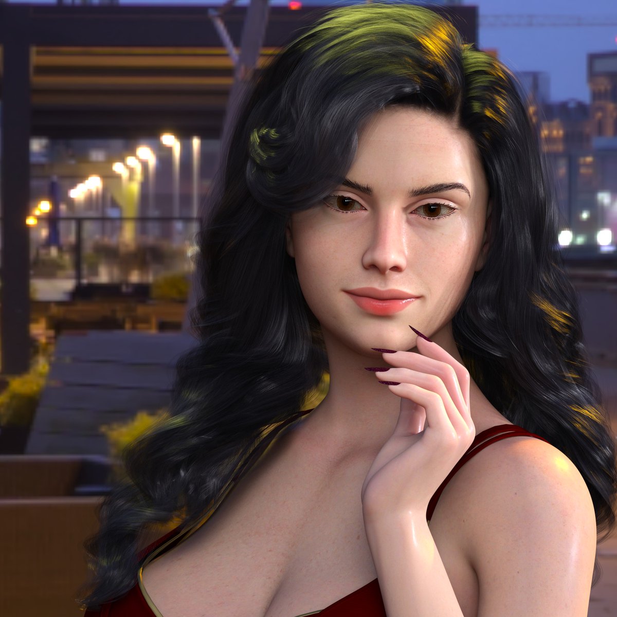 DigitalDrapery's tweet photo. The older I get, the more I understand women in old films who smiled right before changing their entire lives. #Daz3D #CGArt #CharacterDesign #DAZStudio #Genesis8Female #Genesis81Female #DigitalArt #CGArt #IrayRender https://t.co/r2vIF1hOab