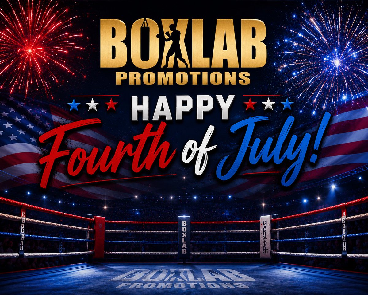 BoxlabPromotion's tweet photo. Happy Fourth of July from all of us at Boxlab Promotions! https://t.co/pxnfQbC9qi