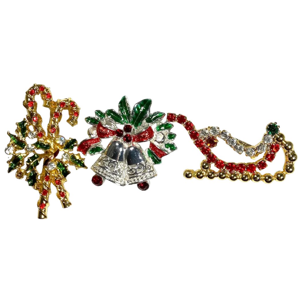 ClarasJewelry's tweet photo. Christmas in July Sale! Select Items 50% Off!
Christmas Holiday Figurals Rhinestone Silver Bells Candy Cane Sleigh Brooch Lot
#rubylane #vintage #retro #Christmas #holiday #brooch #vintagebeginshere #jewelryaddict #giftideas #treasures #Sale #ChristmasInJulySale
https://t.co/dsSBGKyWSE