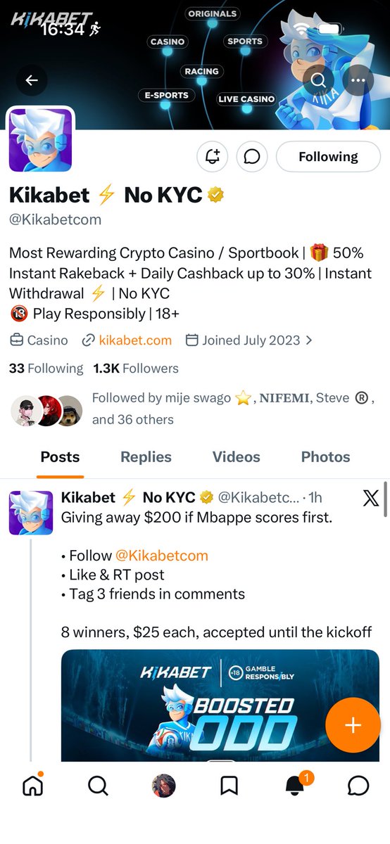 granitexbt's tweet photo. @Kikabetcom Thanks Kika! 🐐❤️

liked and retweeted 🤞

Manifesting this win from you my best BETTING PLATFORM ❤️

tagging @Sandstone50x @lonperion13 @IfwRicky https://t.co/N5hq6VmInf
