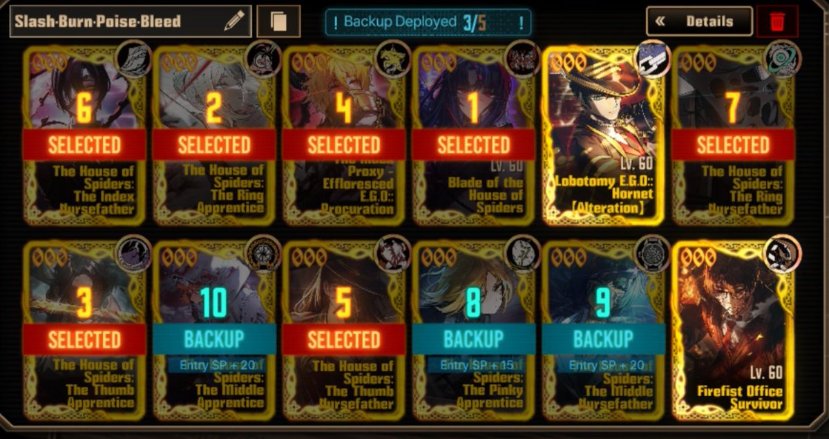 JayTH3G0AT's tweet photo. @thatsjustawsome This is mine. It kills all the nursefathers first so you have the 6 coin s3-2 right off the bat. Better for unfocused encounters https://t.co/pI2PgNCh1V