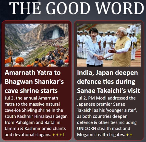 TheGoodWord10's tweet photo. Jul 2, PM Modi warmly addressed his Japanese counterpart Sanae Takaichi as his 'younger sister', on her visit to India as both countries deepen defence &amp; other ties including co-production of the UNICORN stealth mast and technology for Mogami frigates.

https://t.co/eG28FvXUyu https://t.co/rcP2Z4r4QN
