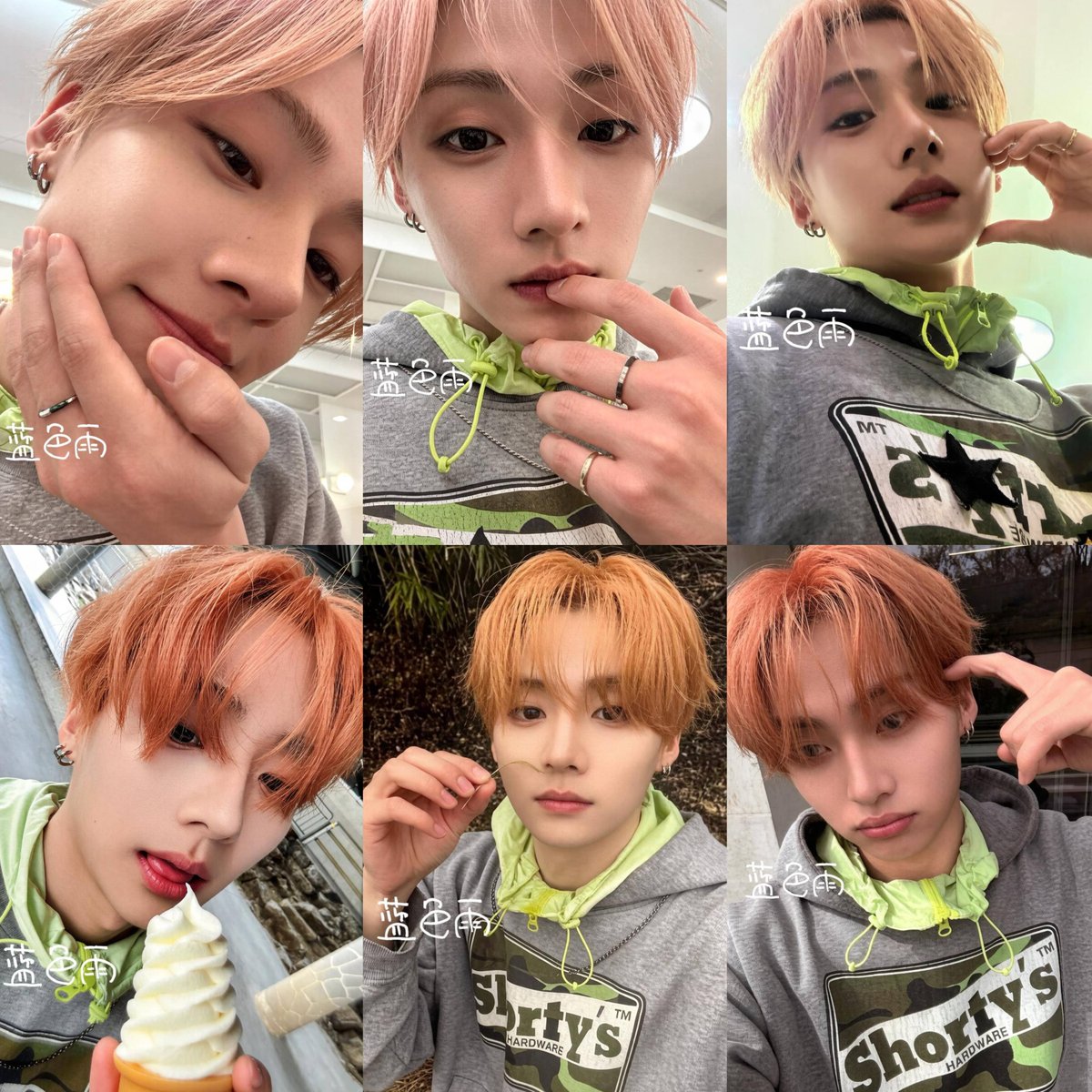 eclairswon's tweet photo. this hoodie sangwon poca series is the cutest •.🍀🧡‧₊˚ https://t.co/iuD8omYBXl